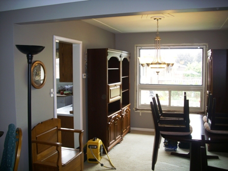 Before - Small Diningroom and Kitchen - Remove the Wall!